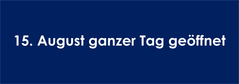 Feiertag �ffnungszeiten